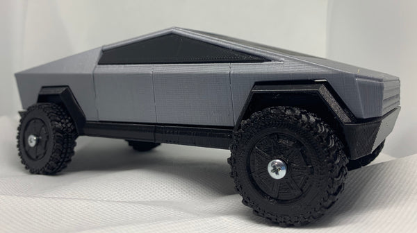 Tesla CyberTruck Scale Model W/ Working Tires! 1:26 Scale